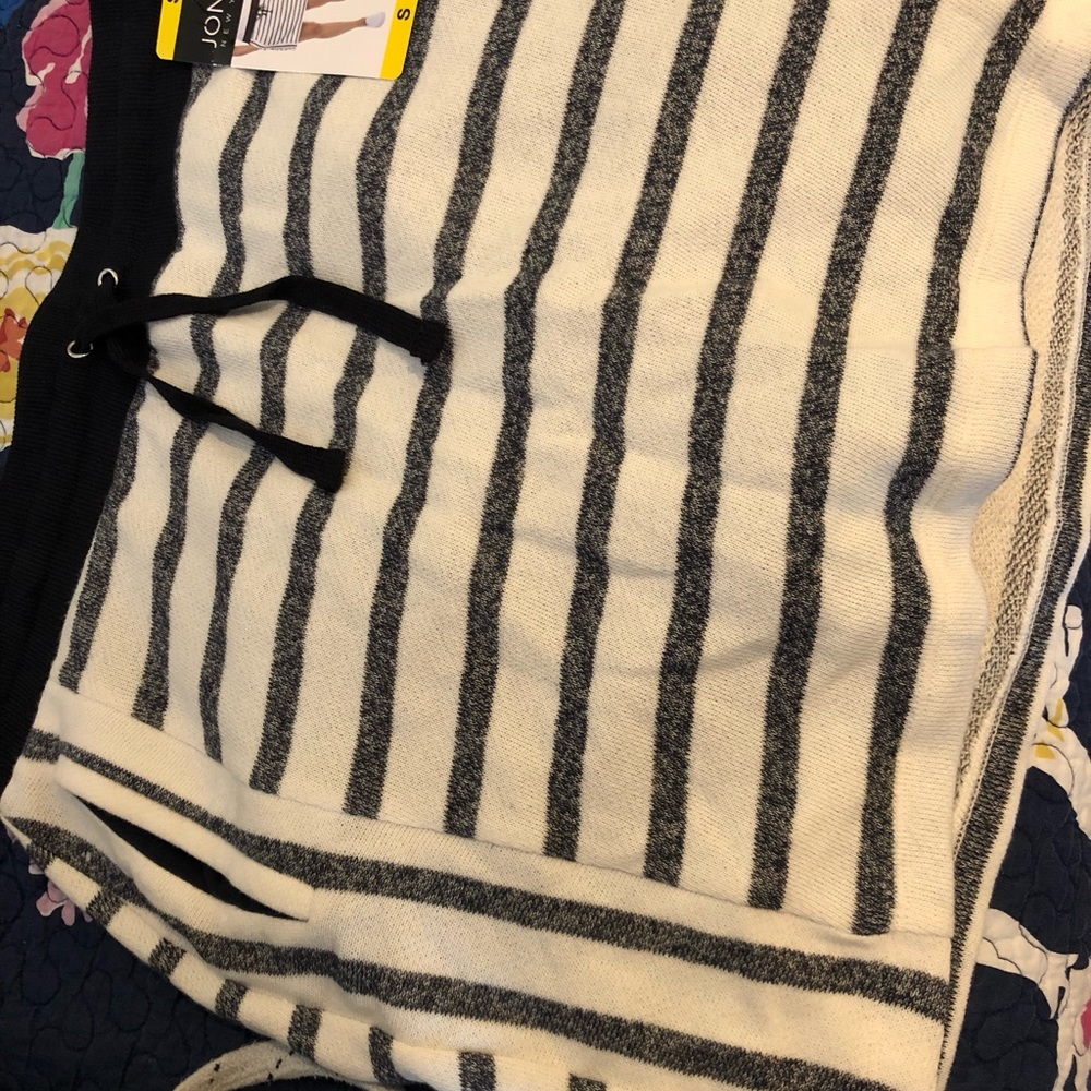 Blue and white striped skirt with built in shorts!